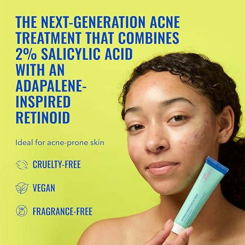 Good Molecules Acne Gel Cream with 2% Salicylic Acid – Lightweight, Vegan Treatment for Blemishes & Blackheads (30ml)