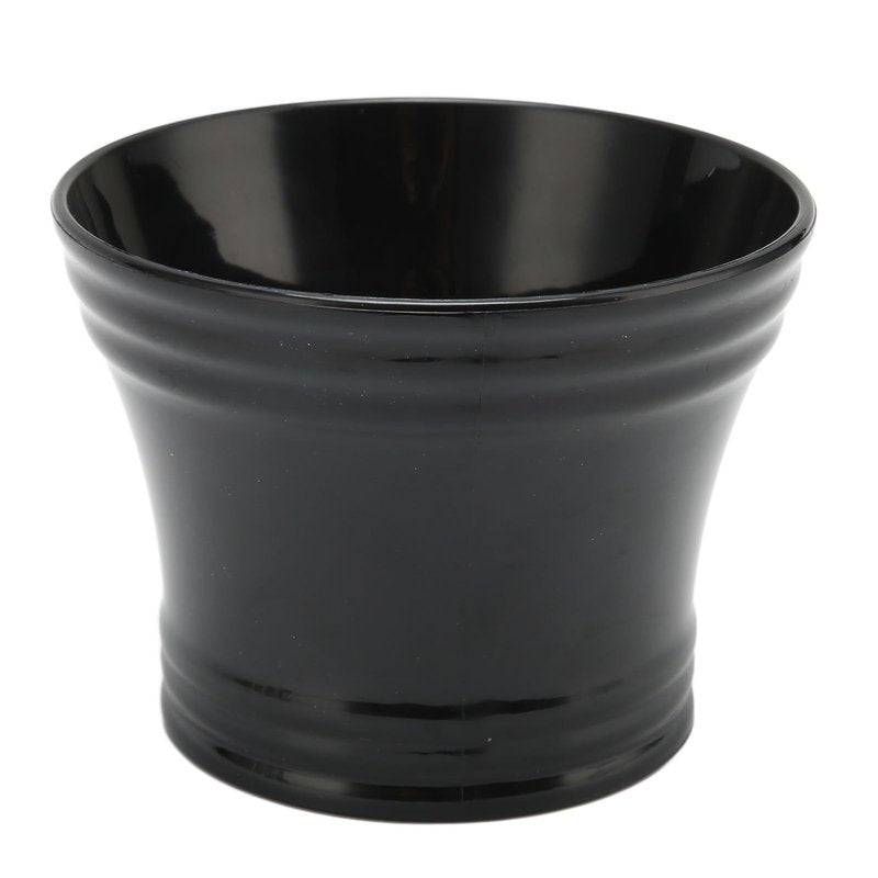 TIKATARER Shaving Bowl, Large Capacity Portable Black Shaving Soap Bowl Shave Mug with Comfortable Grip Handle for Barber and Home Use