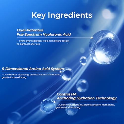 PROF.LING Hydrating Gel Cleanser with Hyaluronic Acid for Sensitive Skin