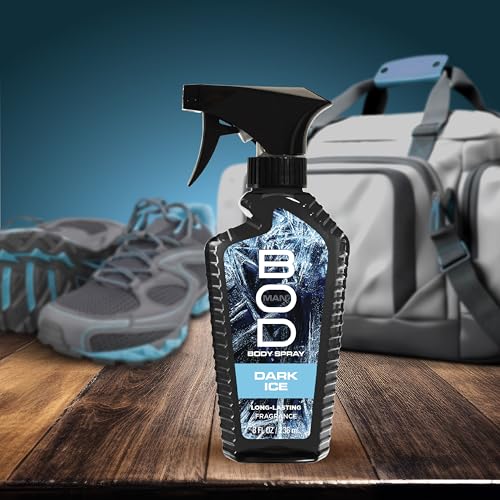 BOD Man Dark Ice Fragrance Body Spray - 8 fl oz, Long-Lasting