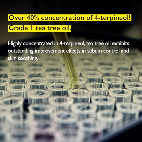 100% Pure Tea Tree Oil Roll-On for Acne Treatment - 0.18 Fl Oz