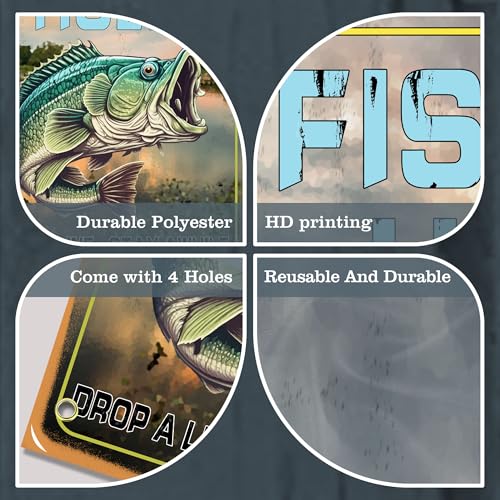 Fishing Hole Door Banner - DIY Welcome Decor for Parties
