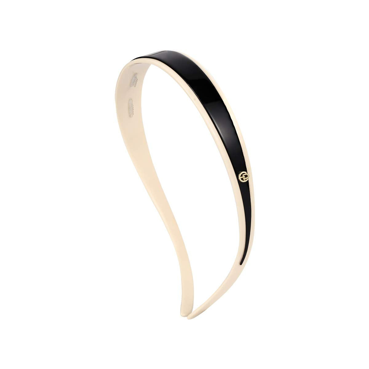 Evita Peroni Headband for Glasses - Stylish Black & Off-White Hair Accessory | Comfortable Non-Slip Design