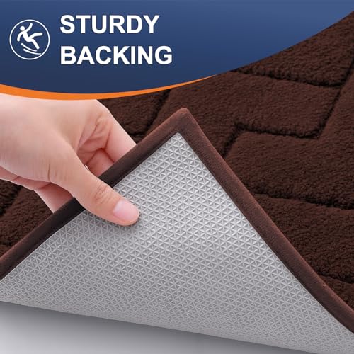 OLANLY Indoor Door Mat - 36x24, Non-Slip, Absorbent & Easy to Clean