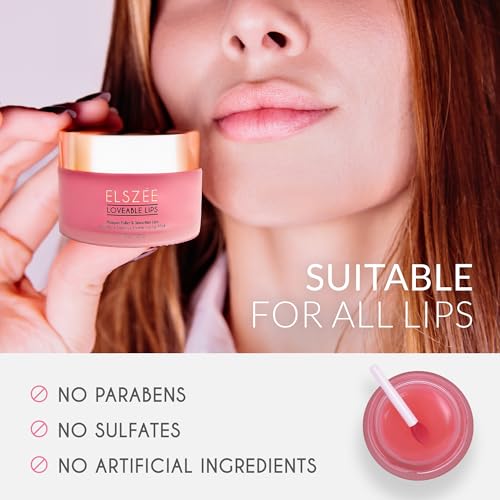 ELSZÉE Lip Mask with Hyaluronic Acid – Hydrating, Plumping Overnight Treatment