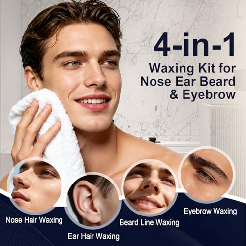 WaxFans Nose Wax Kit for Ear, Nose & Eyebrow Hair Removal