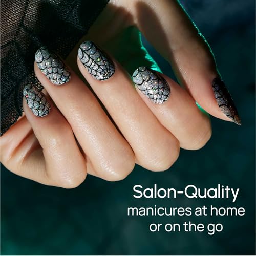 Color Street Widow's Glow Nail Polish Strips - 16 Double-Ended Manicure Set