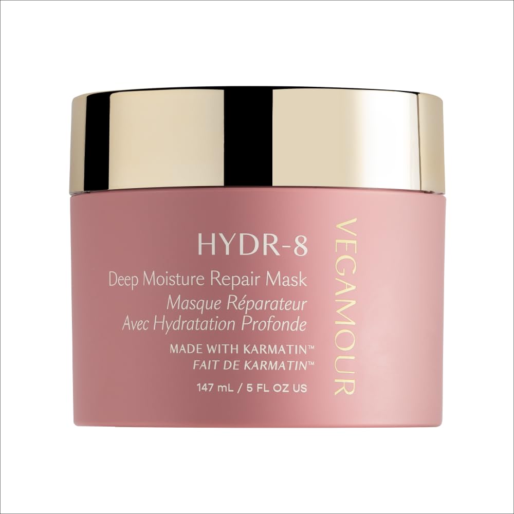 Vegamour Hydr-8 Deep Moisture Repair Mask | Ceramides & Milk Thistle for Dry, Damaged Hair - 5 Fl Oz