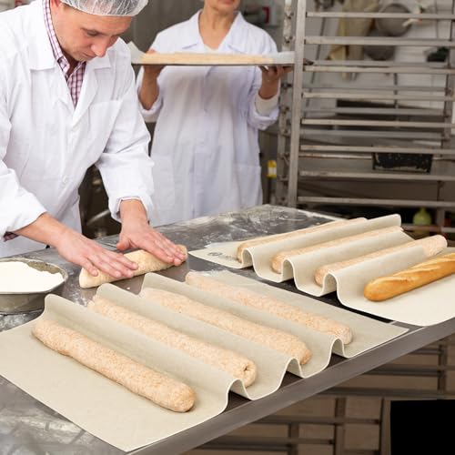 Lorzon Natural Linen Bakers Couche - 35"x26" Proofing Cloth for Bread