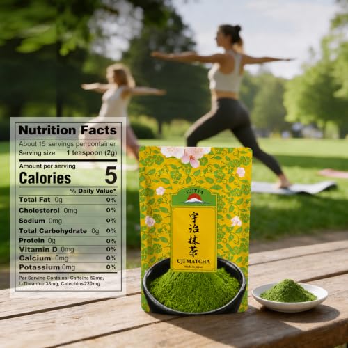 Ceremonial Grade Uji Matcha Powder - Stone-Ground from Kyoto, 30g