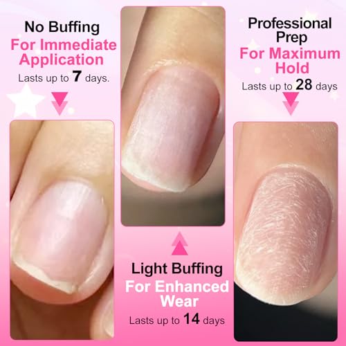 MEKK 24 Pcs Nail Glue for Press-Ons & Acrylic Tips, Super Strong & Fast-Drying