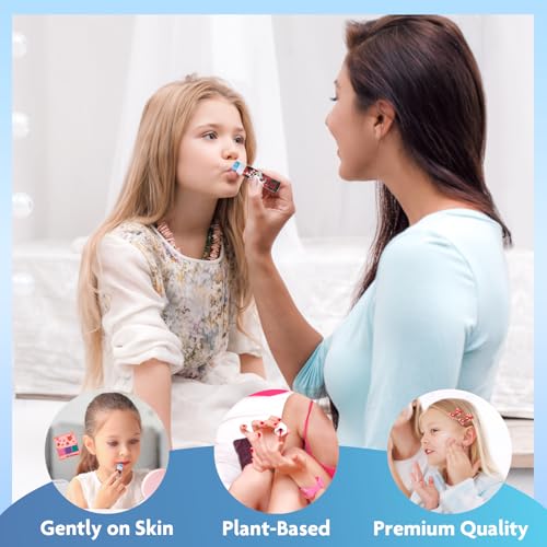Minnie Mouse Makeup Set for Kids - Nail Polish & Lip Gloss