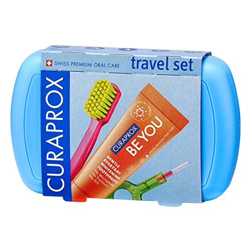 Curaprox Travel Set: CS 5460 Toothbrush, BeYou Toothpaste & Interdental Brushes