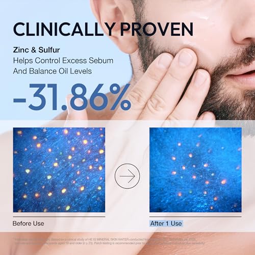 LAB BY He Mineral Hydrating Facial Toner & Aftershave for Men