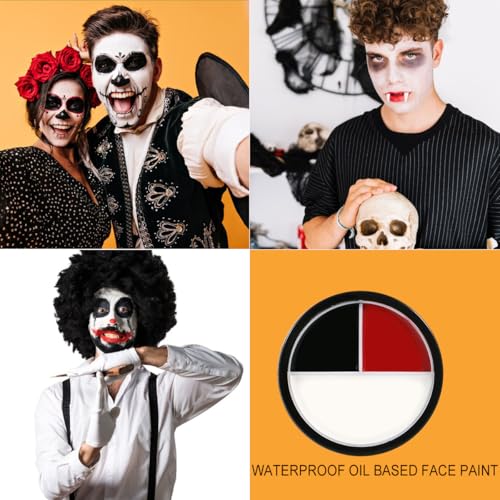 Bowitzki Halloween Special Effects Makeup Kit with Scar Wax & Face Paint