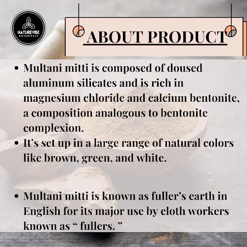 Multani Mitti Powder 5lb - Pure Fullers Earth for Face Masks