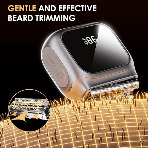 NXB Electric Foil Shaver for Men, Waterproof Portable Beard Trimmer