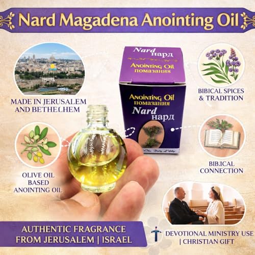 Zuluf Nard Magdalena Anointing Oil 10ml - Authentic Fragrance from Jerusalem