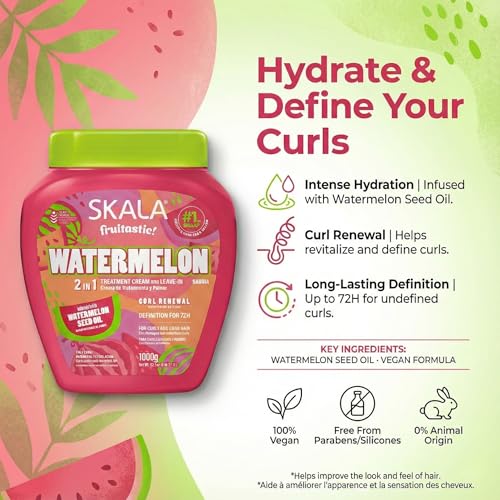 SKALA Fruitastic Watermelon Treatment Cream 1 Kg - Moisturizing Conditioner