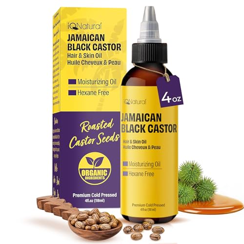 Organic Jamaican Black Castor Oil - 4oz for Hair Growth & Scalp Care
