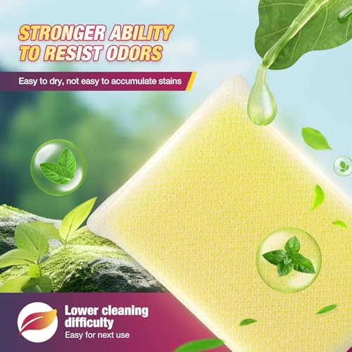 MGLDEM All-Purpose Non-Scratch Kitchen Sponges - 16 Pads