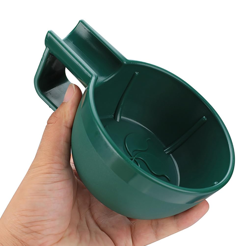 Healvian Shaving Bowl for Men 6.29 Inch Large Plastic Shaving Soap Bowl Deep Design for Rich Foam and Smooth Wet Shave at Home Dorm or Travel
