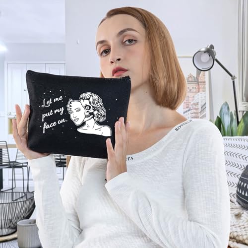 Zombie Girl Makeup Bag - Gothic Halloween Cosmetic Pouch Gift