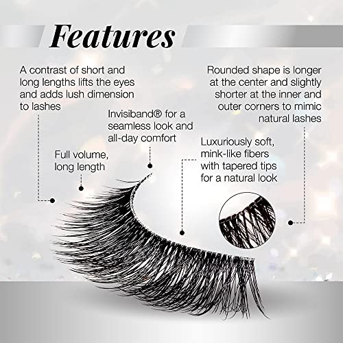 Ardell 3D Faux Mink Lashes 863 - Multi-Dimensional Wispy Finish