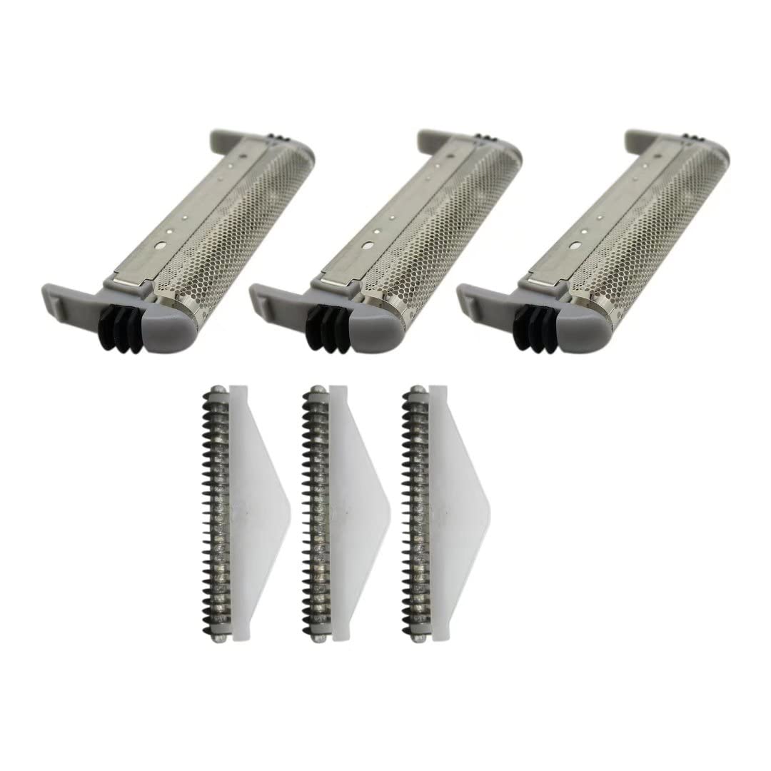 Foil and Cutter Set Compatible with Remington MicroScreen 3 TCT MS3-2000, MS3-2700, MS3-3000, MS3-3500, MS3-3700, MS3-4000