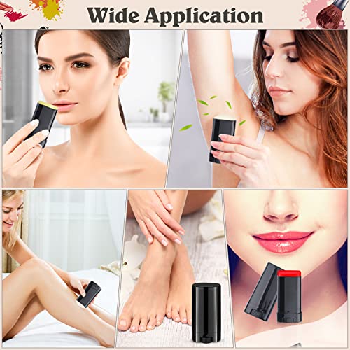 15g Plastic Oval Lip Balm Tubes - 20 Pack Cosmetic Containers