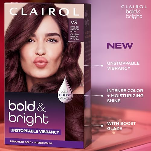 Clairol Bold & Bright Permanent Hair Dye R6 Intense True Red