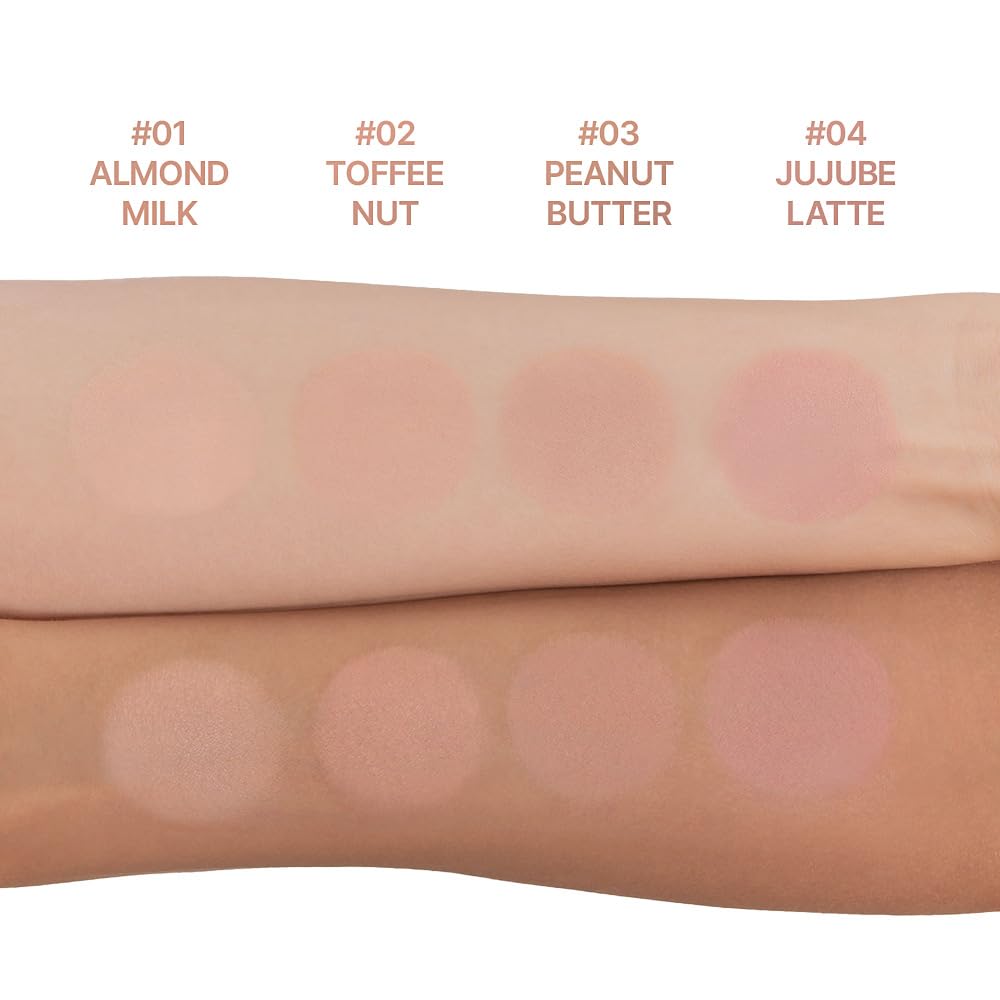 Dasique Blending Mood Cheek #10 Muted Nuts | 4 Blendable Shades