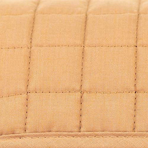 HSP 100% Cotton Pillow Cover for Wooden Bolster - Maple Color