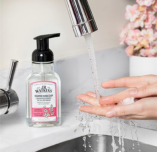 J.R. Watkins Cherry Blossom Foam Hand Soap Dispenser - 3 Pack, 9 fl oz