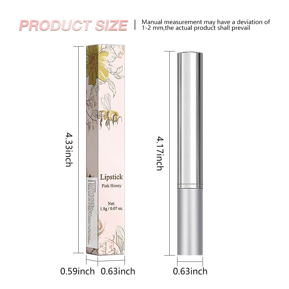 IATMOMOD Pink Cherry Nude Tinted Lip Balm, Sheer Hydrating Glossy Lipstick for All Skin Types - Natural Moisturizing Lip Tint, Long Lasting Waterproof