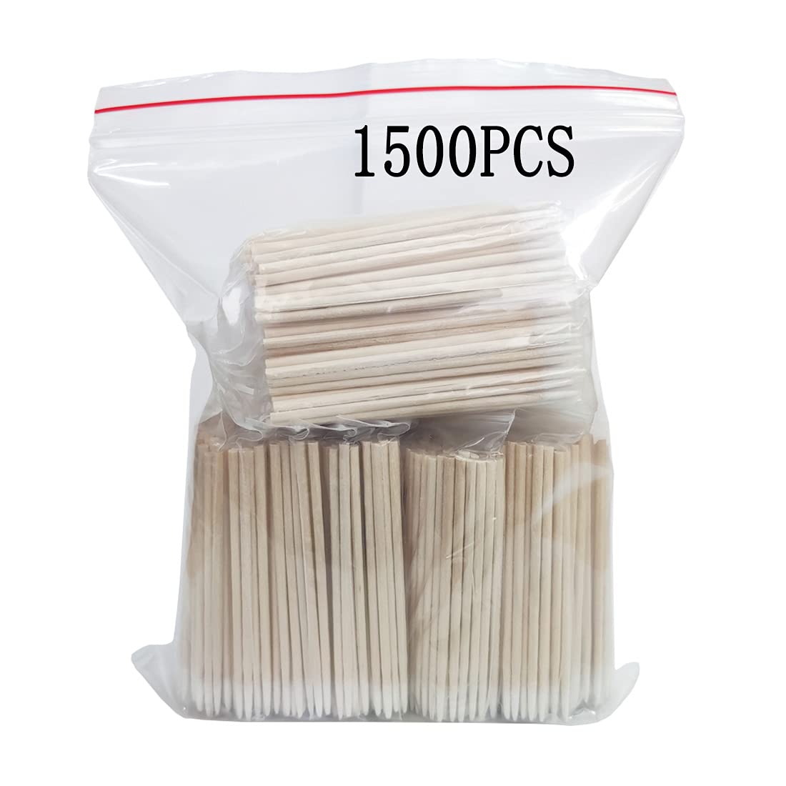 Microblading Cotton Swabs - 1500 Count Pointed Tip Applicators | Wood Sticks for Makeup & Tattoo Supplies