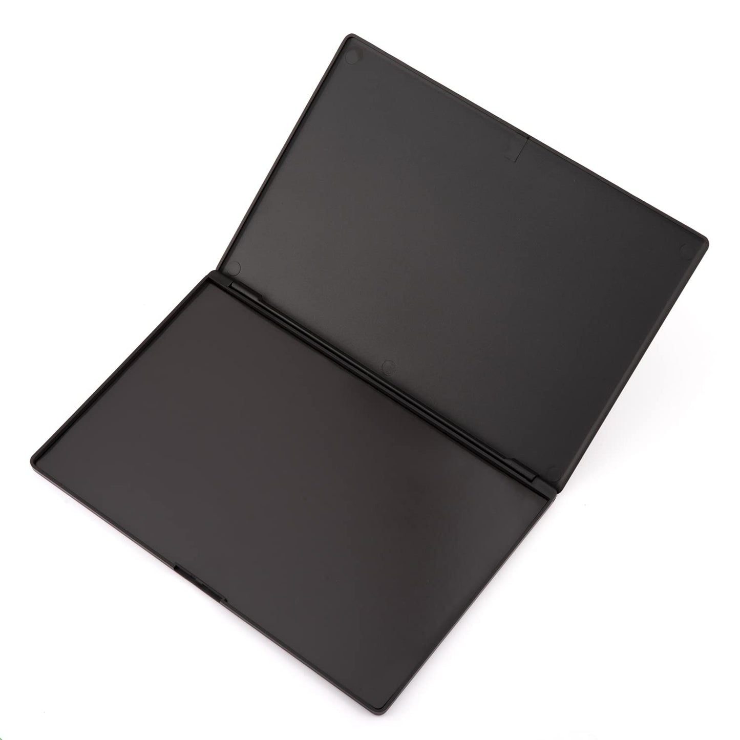 Large Empty Magnetic Eyeshadow Makeup Palette - 15 Adhesive Stickers for Lipstick & Blush