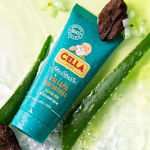 Cella Milano Aloe Vera Aftershave Balm - Soothing Alcohol-Free Lotion