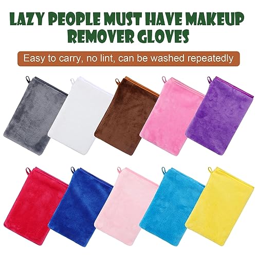 PHOGARY 10 Pack Microfiber Washcloths for Body & Face - Soft Flannel, Reusable, 6x8 Inch