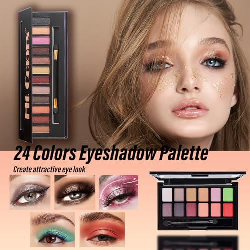 All-in-One Professional Makeup Kit with Cosmetic Bag for Beginners
