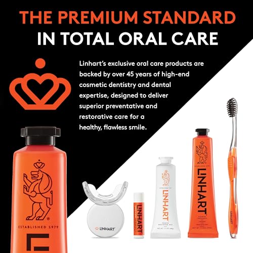 LINHART Travel Toothpaste 1 oz (Pack of 3) - Gentle Formula for Sensitive Teeth, Fresh Mint Flavor