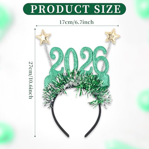 Sparkly New Year Headband - Happy New Year Star Tiara Hair Accessory