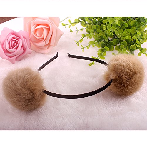 Elaine Room B Set Bear Ears Headband for Women Halloween Christmas Costume