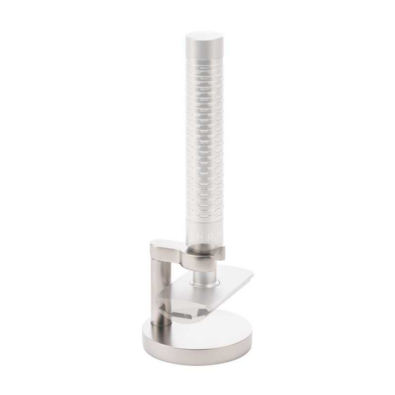 MÜHLE Single Holder for Classic Safety Razors - For ROCCA and COMPANION Razors - Matt Chrome Shaving Stand