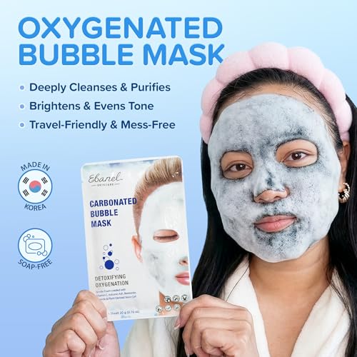 Ebanel Bubble Mask - 10-Pack Carbonated Clay Face Mask