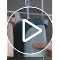 2-in-1 Space Saving Toothbrush Holder with Suction Cup - Bathroom Organizer