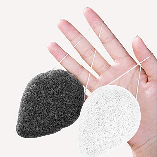 6 Pack Natural Konjac Facial Sponges for Gentle Cleansing