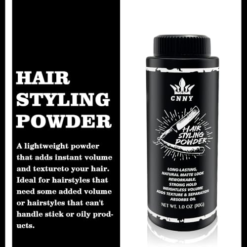 Matte Hair Styling Powder for Men - Strong Hold & Volume
