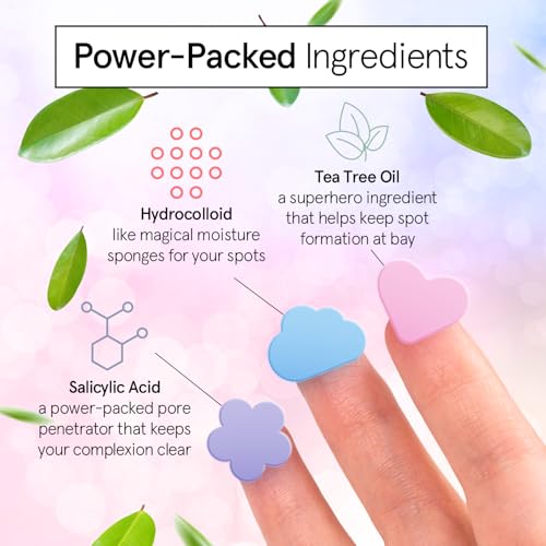 grace & stella Hydrocolloid Acne Patches - 72 Count Pimple Stickers