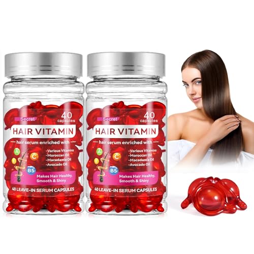 Hair Treatment Serum Oil Capsules - Moroccan Oil Repair for Damaged Hair